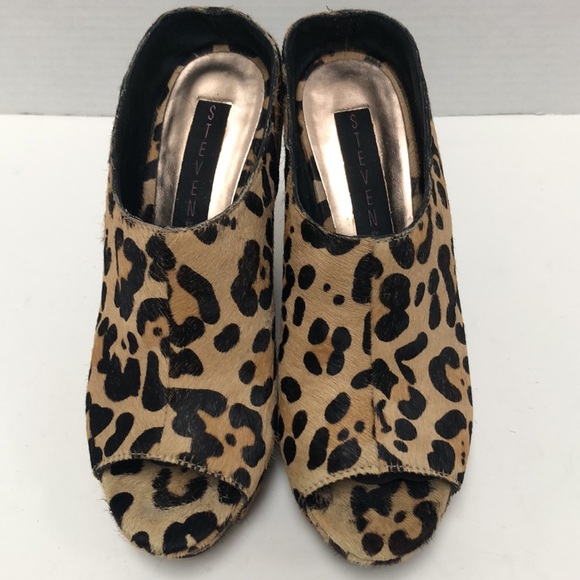 Steven by Steve Madden Cheetah print wedge sandals - Picture 7 of 10
